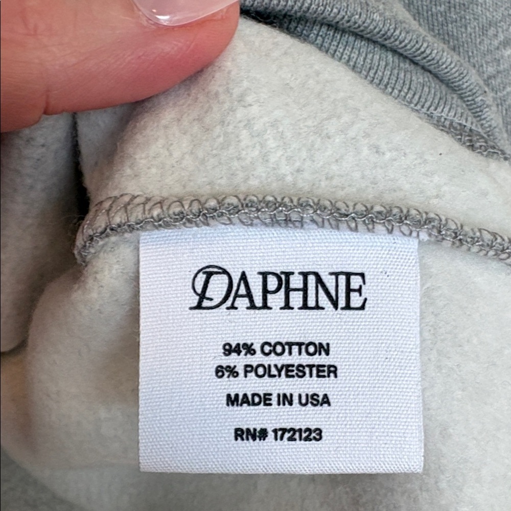 NEW NWT Daphne The Golden Night Sweatshirt Grey Melange XXL by Paige Desorbo - Picture 9 of 12